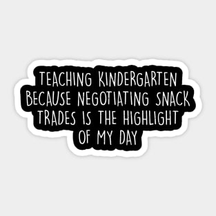 Teaching kindergarten Sticker